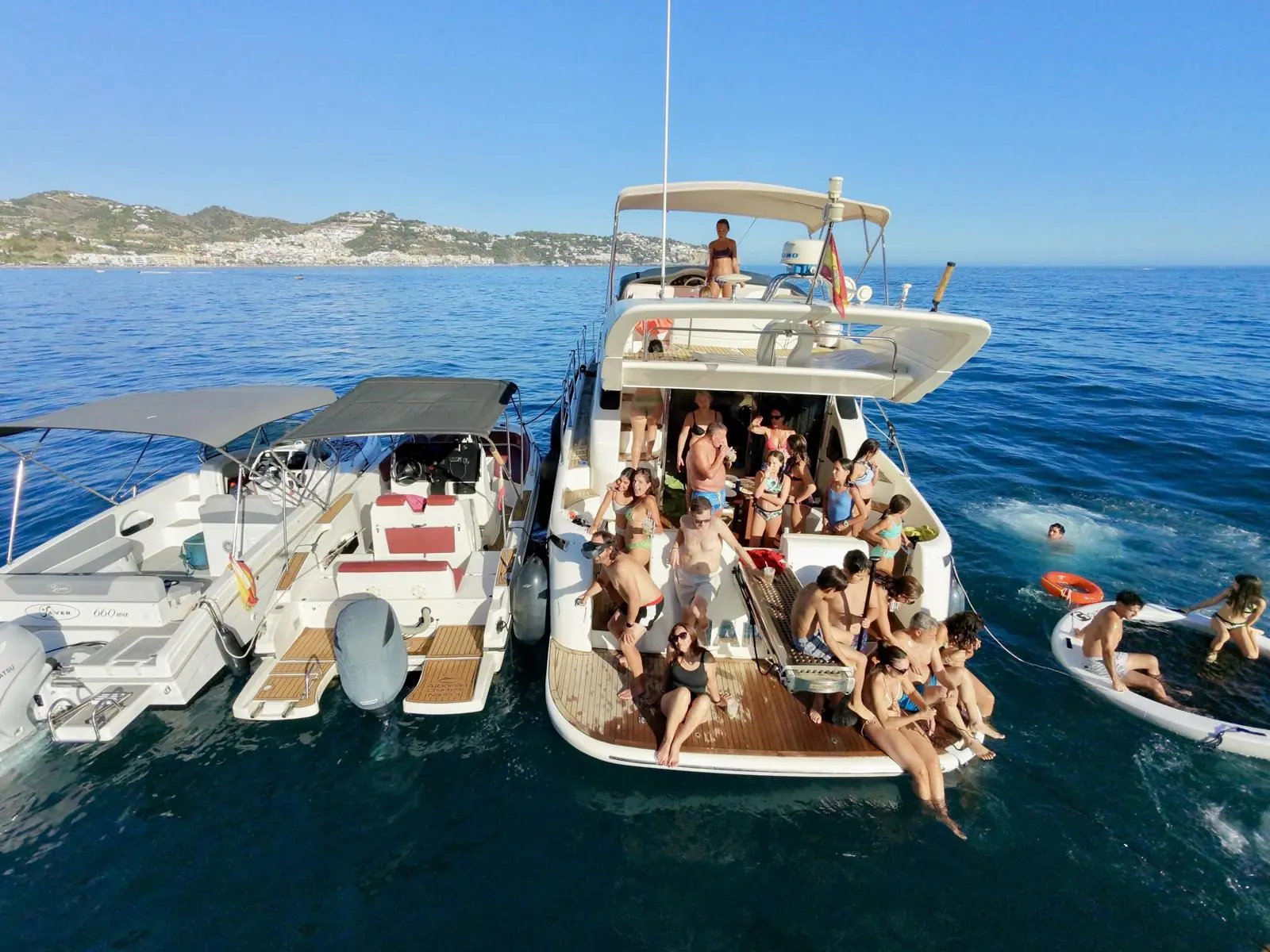 Yachtparty in Marina del Este